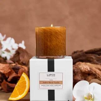 Amber Black Vanilla Classic Candle