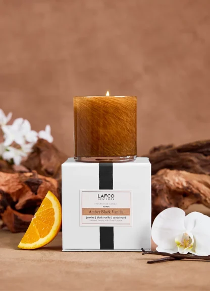 Amber Black Vanilla Classic Candle