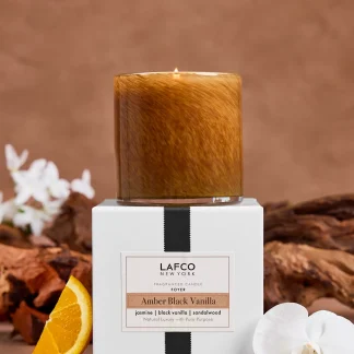 Amber Black Vanilla Signature Candle