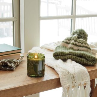 Frasier Fir? Green Glass Candle
