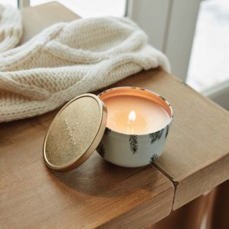 Frasier Fir? Candle Tin with Gold Lid