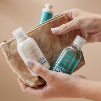 Aqua Coralline Travel Set with Beauty Bag