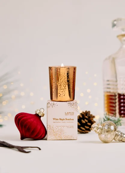 White Maple Bourbon Votive Candle