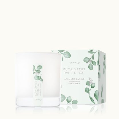 Eucalyptus White Tea Poured Candle