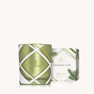 Frasier Fir? Frosted Plaid 6.5 oz Poured Candle