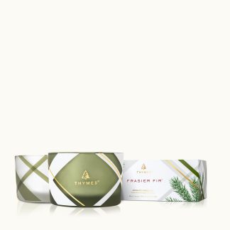 Frasier Fir? Frosted Plaid Candle Set