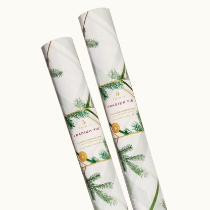 Frasier Fir® Frosted Plaid Wrapping Paper. 2 Pack