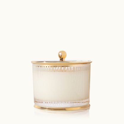 Frasier Fir? Gilded Frosted Wood Grain Candle