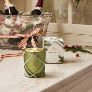 Frasier Fir? Frosted Plaid 6.5 oz Poured Candle
