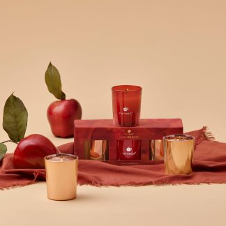 Simmered Cider Aromatic Votive Trio