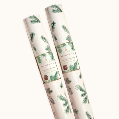 Frasier Fir® Fragranced Wrapping Paper. 2 pack